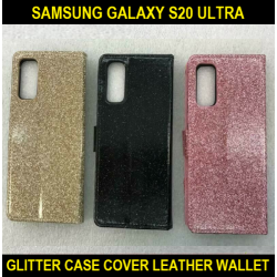 Glitter Case Cover For Samsung Galaxy S20 Ultra SM-G988B/DS Strong Leather Flip Wallet Slim Fit Look